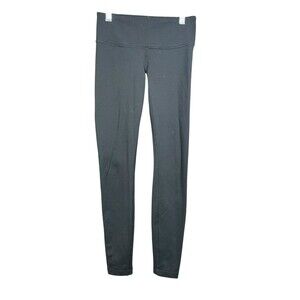 Lululemon‎ Wunder Under Black Leggings Sz 2 Older Thick Classic Luon Full Length